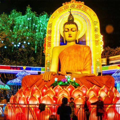 Sab Nraum Sab Sab Waterproof Led Mid Lub Caij Nplooj Ntoos Zeeg Ua Yeeb Yam Tsiaj Tsiaj