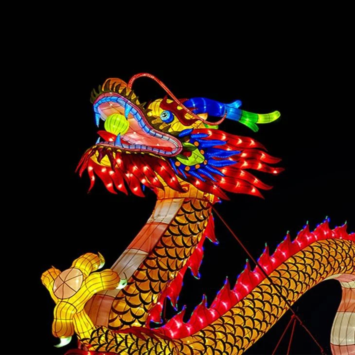 Outdoor Decoration Chinese Dragon Lanterns