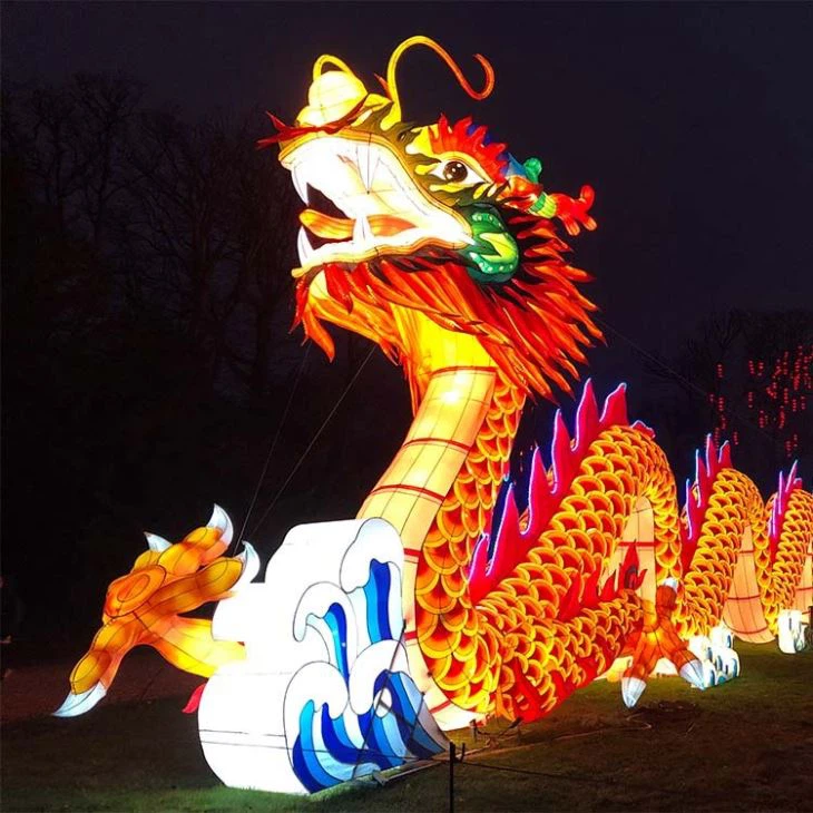 Outdoor Decoration Chinese Dragon Lanterns