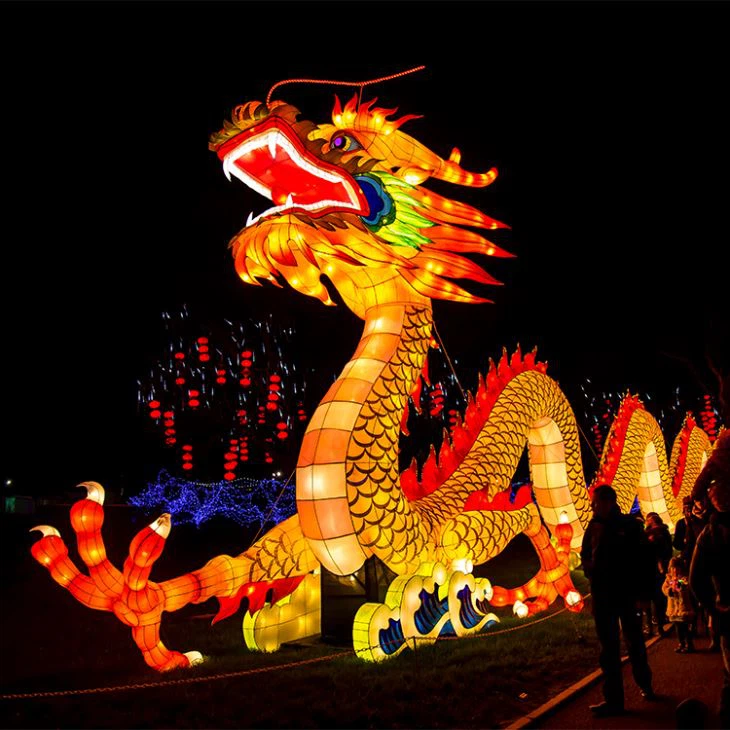Outdoor Decoration Chinese Dragon Lanterns