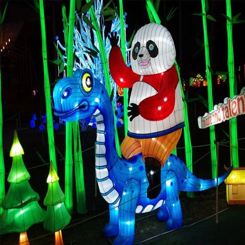 Txheej Txheem Kho Kom Zoo Nkauj Teeb Xim Teeb Lub Teeb Yeeb Zoo nkauj Panda Hom Tsiaj Teeb